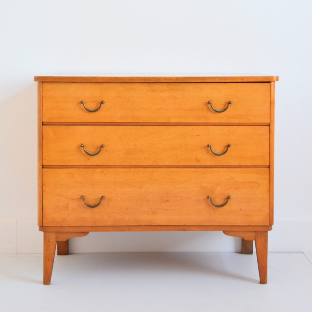 Commode 3 tiroirs années 50 / 60 vintage