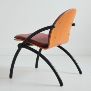 Petit fauteuil design 1980 vintage 28