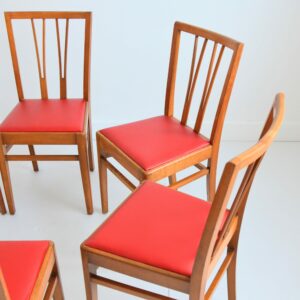6 chaises années 50 : 60 Bistrot vintage 2