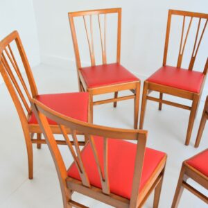 6 chaises années 50 : 60 Bistrot vintage 3