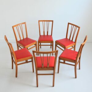 6 chaises années 50 : 60 Bistrot vintage 4