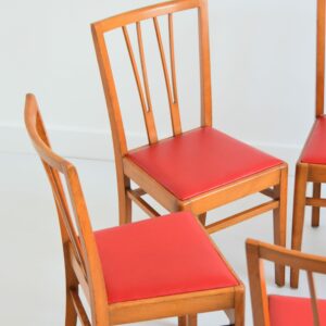 6 chaises années 50 : 60 Bistrot vintage 5
