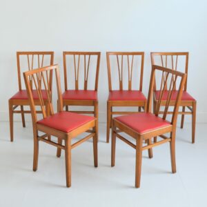 6 chaises années 50 : 60 Bistrot vintage 7