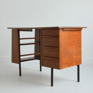 Bureau avec étagères 1950 vintage 21