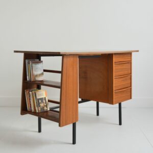 Bureau avec étagères 1950 vintage 8