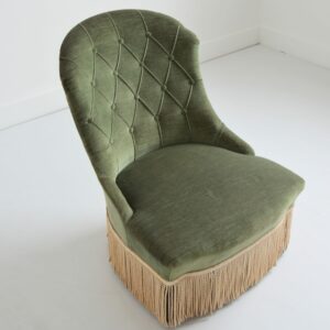 Fauteuil crapaud 1960 vintage 11