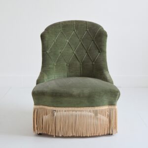 Fauteuil crapaud 1960 vintage 9