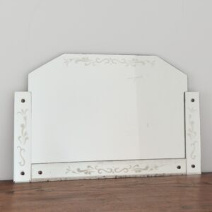 Miroir Art déco 1930 gravé vintage 12