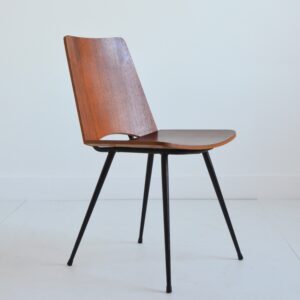 Chaise scandinave 1950 teck vintage 8