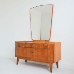 Coiffeuse pieds compas 1960 vintage 3