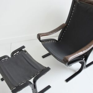 Fauteuil Siesta avec ottoman par Ingmar Relling pour Westnofa 1960 vintage 20