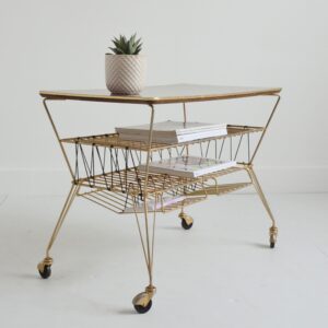 Table basse : Table d&rsquo;appoint 1950 vintage 7