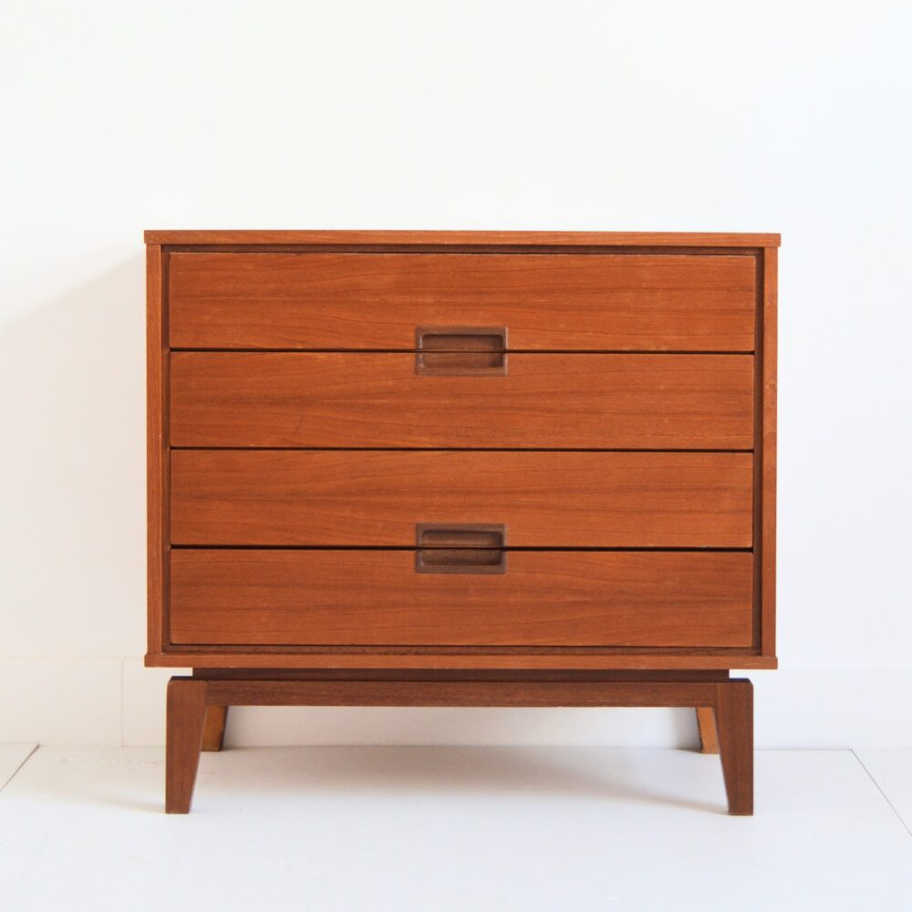 Commode scandinave teck vintage 1960
