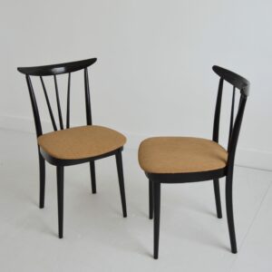 Paire de chaises Hollandaise scandinave 1950 vintage 16