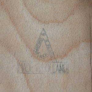 Paire de chaises Hollandaise scandinave 1950 vintage 22