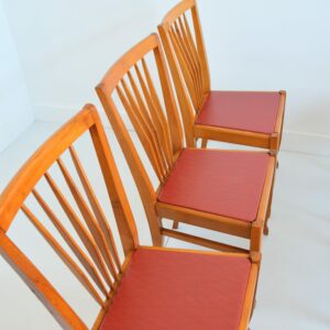6 chaises 1960 vintage 12