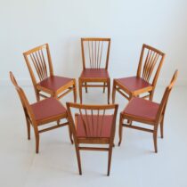 6 chaises 1960 vintage 2