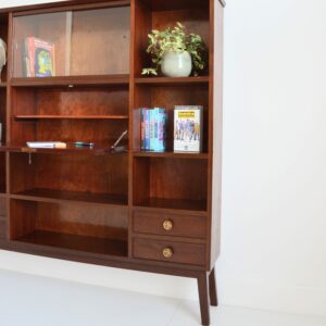 Bibliothèque : Meuble de rangement 1950 vintage 11