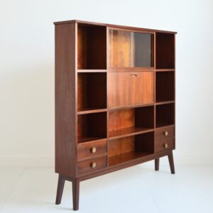Bibliothèque : Meuble de rangement 1950 vintage 37