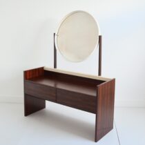 Coiffeuse placage palissandre de rio 1970 vintage 24