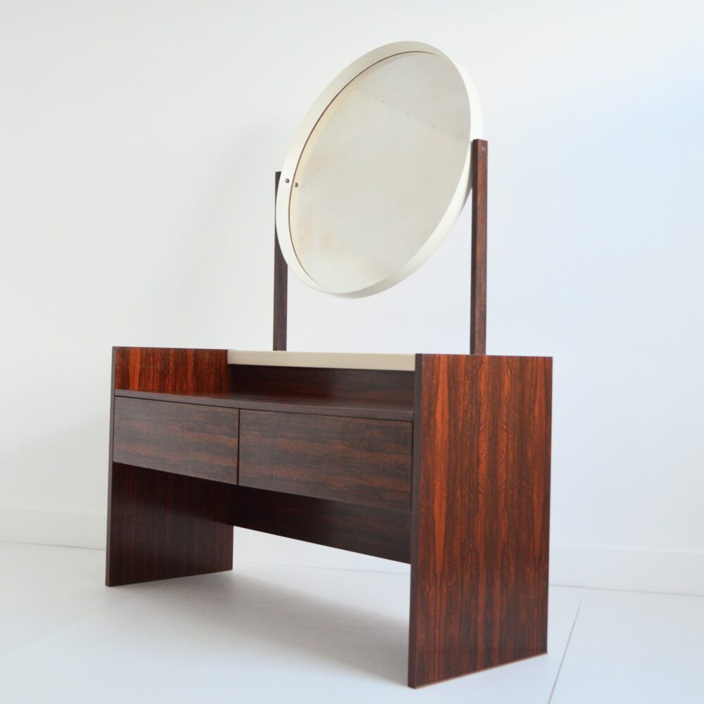 Coiffeuse scandinave palissandre années 60 / 70