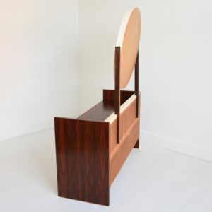 Coiffeuse placage palissandre de rio 1970 vintage 41