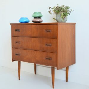 Commode scandinave teck 1960 vintage 11