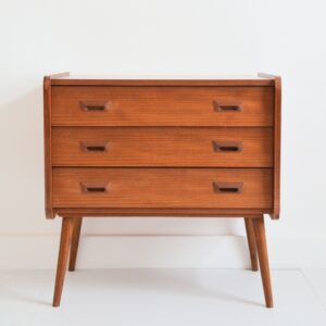 Commode scandinave teck 1960 vintage 2