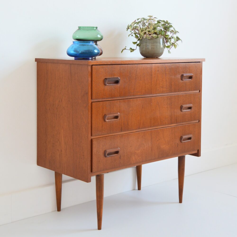 Commode scandinave teck 1960s