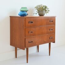 Commode scandinave teck 1960 vintage 6