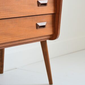 Commode scandinave teck 1960 vintage 6