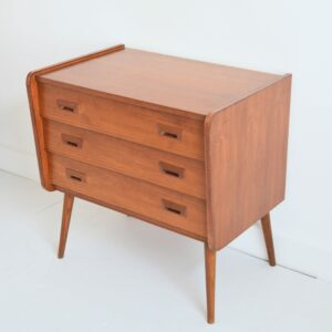 Commode scandinave teck 1960 vintage 8
