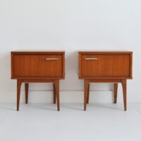 Paire de chevets scandinave teck 1960s