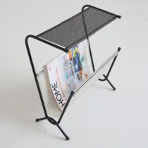 Porte revues en métal perforé Mathieu Mategot 1950 vintage 6