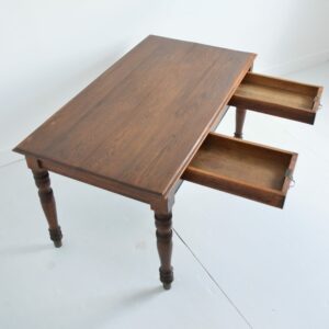 Ancienne : grande Table de ferme en chêne vintage 44