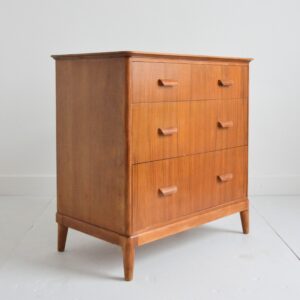 Commode scandinave teck massif 1960 vintage 16