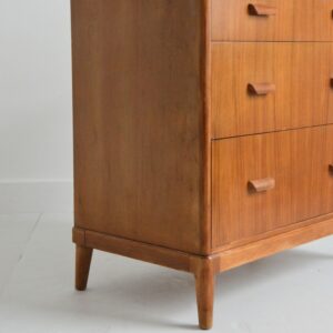 Commode scandinave teck massif 1960 vintage 17