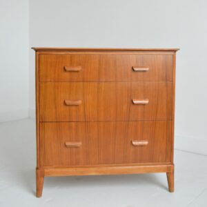 Commode scandinave teck massif 1960 vintage 23