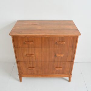Commode scandinave teck massif 1960 vintage 6