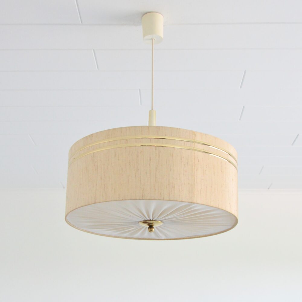 Suspension en lin design 1960 vintage