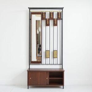 Vestiaire d&rsquo;entrée scandinave 1960 vintage 1