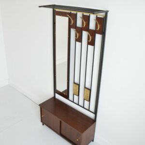 Vestiaire d&rsquo;entrée scandinave 1960 vintage 26