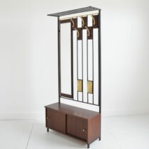 Vestiaire d&rsquo;entrée scandinave 1960 vintage 37