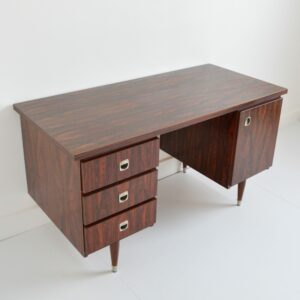 Bureau scandinave palissandre 1950 vintage 11
