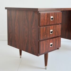 Bureau scandinave palissandre 1950 vintage 23
