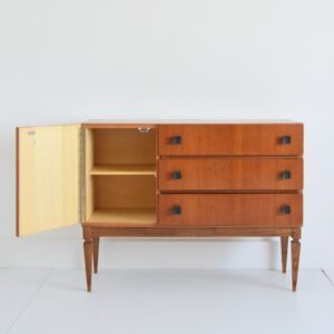 PEtite enfilade : Commode 1960 teck vintage 1