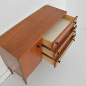 PEtite enfilade : Commode 1960 teck vintage 15