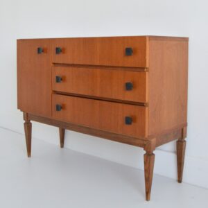 PEtite enfilade : Commode 1960 teck vintage 5
