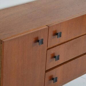 PEtite enfilade : Commode 1960 teck vintage 8
