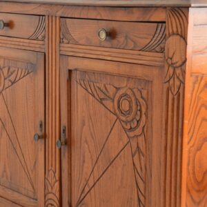Meuble de rangement 1930 Art déco : Buffet Parisien vintage FF